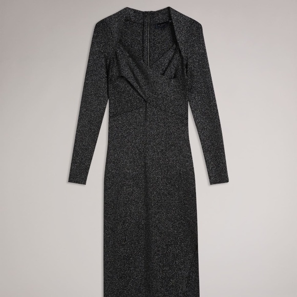 Ted Baker Knit Cross Over Dress - Picture 2 of 7